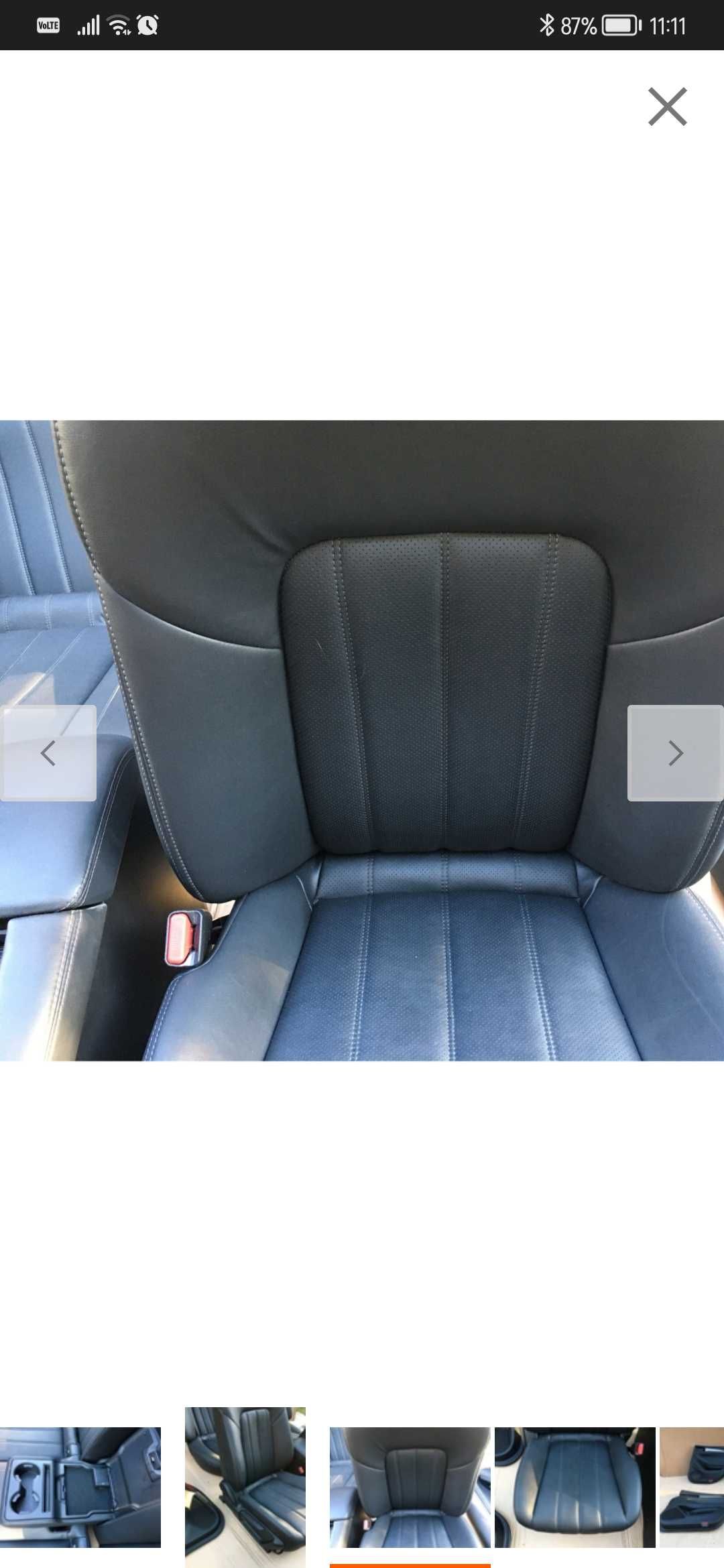 Кожен салон Mazda 6 2018-22 седалки