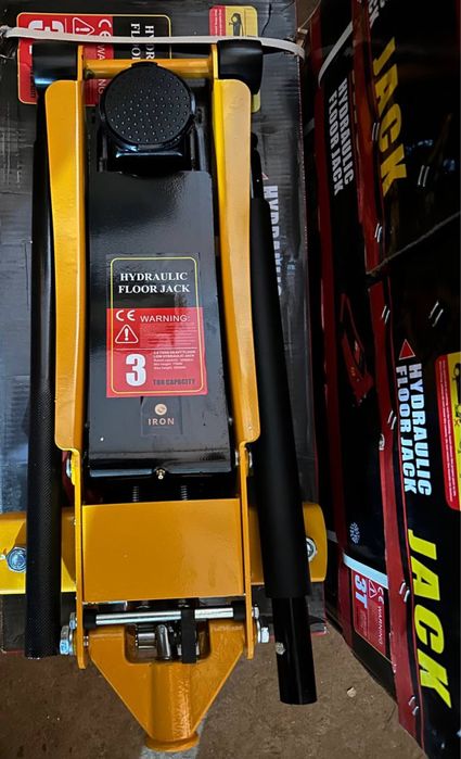 Домкрат 3т 32кг 2 та поршин