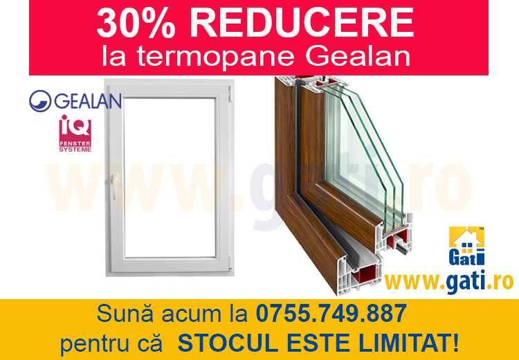 30% REDUCERE la ferestre termopan Gealan în Odobești /Dâmbovita