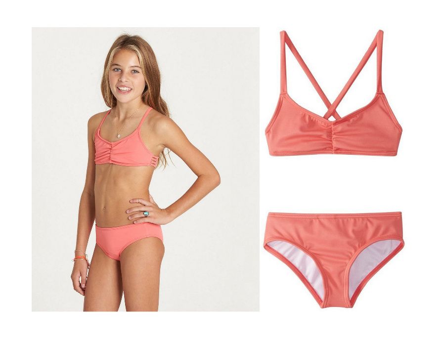 NOU! Costum de baie fetite Billabong, Jantzen, Pink Platinum