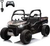 UTV electric pentru 2 copii Kinderauto Ranger 4x 75w 24V Camuflaj