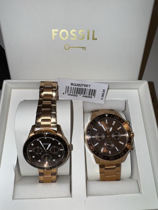 Set ceasuri Fossil Rose Gold Stainless Steel
