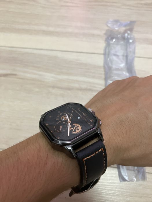 NOU ceas elegant barbati negru