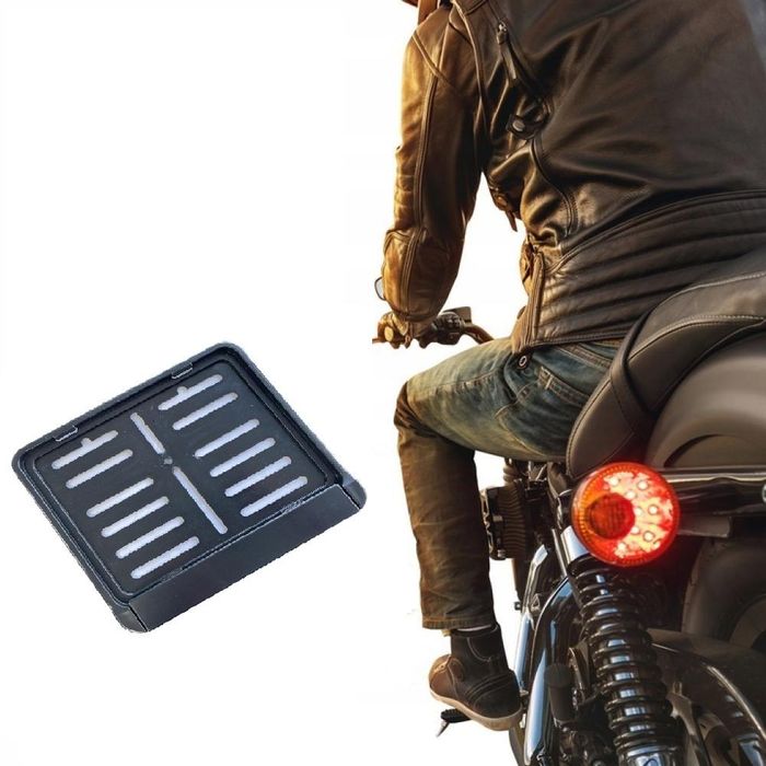 рамка за регистрационния номер на мотор- черна 160мм х 200мм 1брой ...