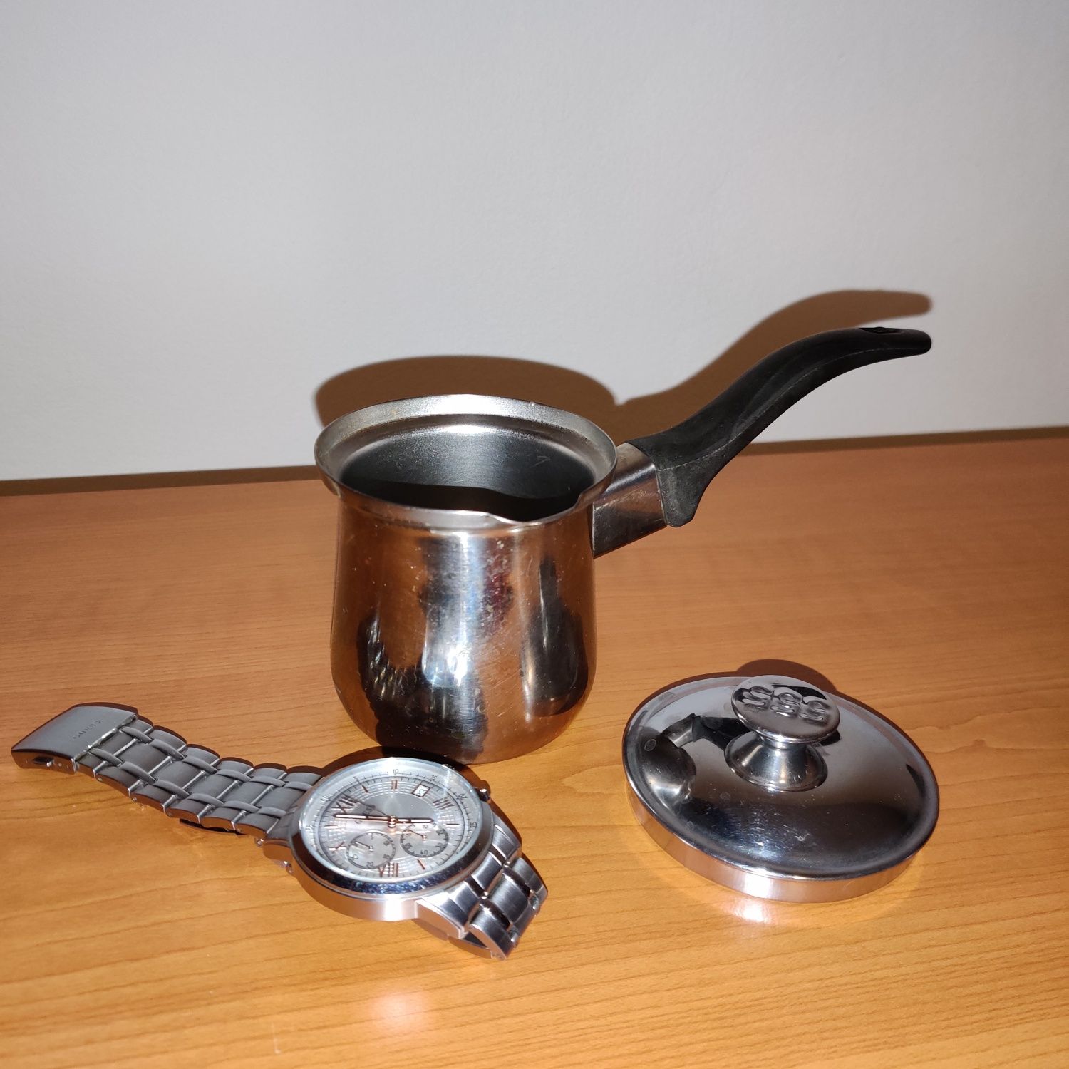 Ibric 1 Cafea Nisip cu Capac Inox