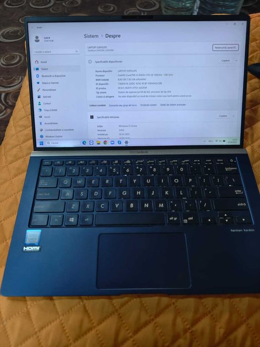 Asus ZenBook UX433FA | 8 GB RAM | 256 SSD | Win 10 Home