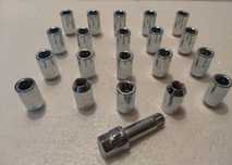 Piulițe prezoane auto cu cap imbus tip antifurt M12 x 1.5