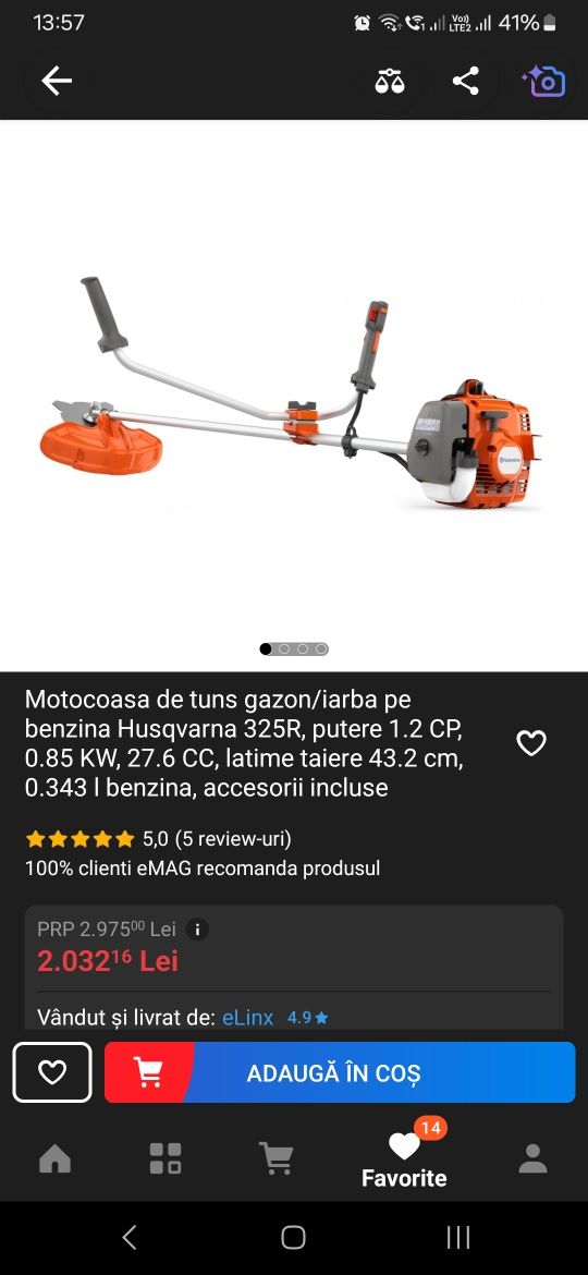 Motocoasa Husqvarna 325r