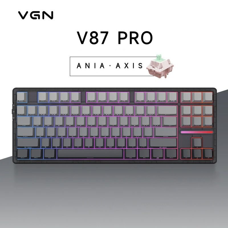 Беспроводная механическая клавиатура VGN V87 Pro side-printed