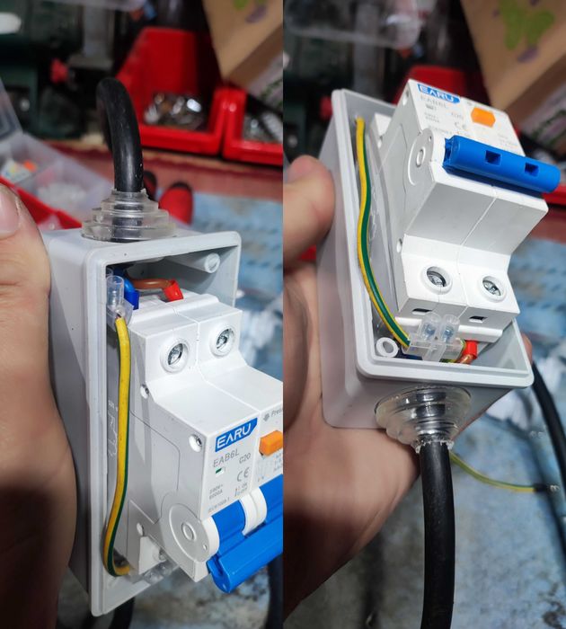 Protectie rapida incendiu RCBO pentru pompe, aparate de sudura, cuptor
