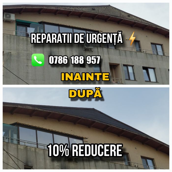 Reparații Acoperișuri De Urgență/ Constructii De La A La Z
