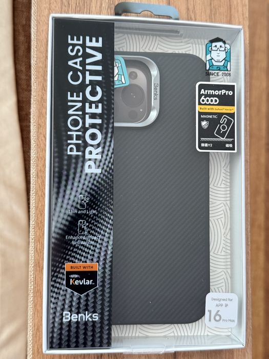 iphone 16 pro max kейс “Benks Armor Pro 6000” с камера контрол бутон
