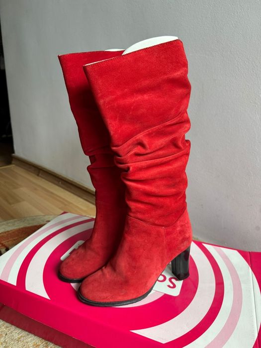 Cizme piele întoarsă nr 35