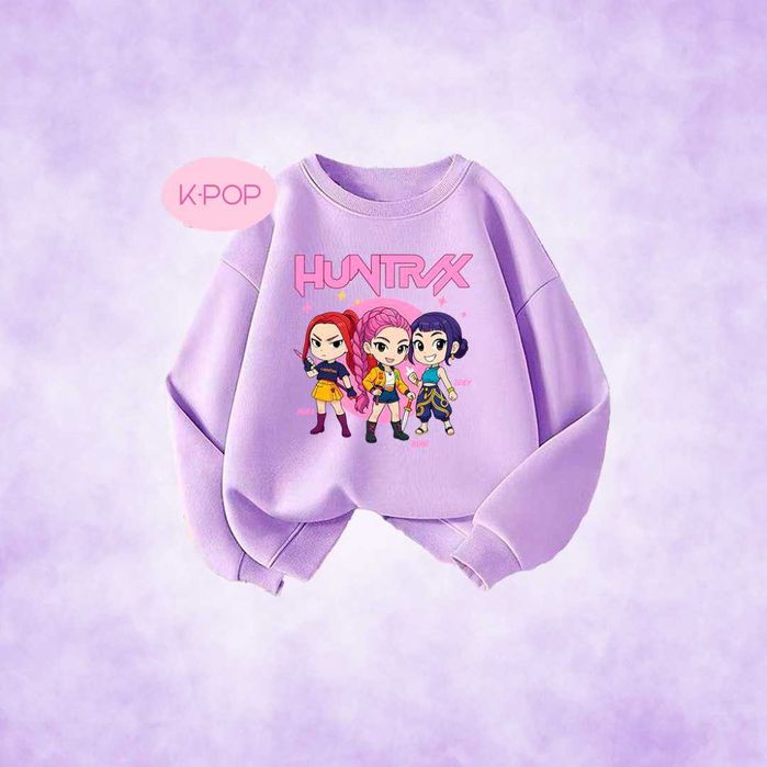 Свитшот кейпоп охотницы на демонов, размеры в наличии