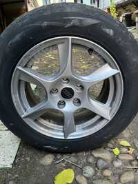 Vand jante audi cu cauciucuri de iarna aproape noi pe 225/55/R16