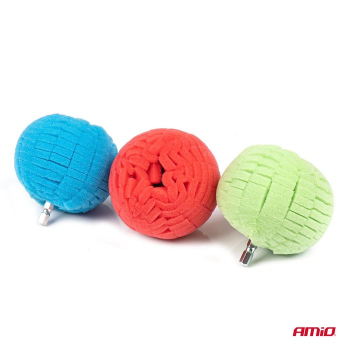 гъби за полиране на джанти 3броя amio-03702