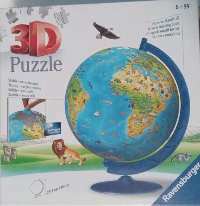 Детски пъзели и 3D пъзел глобус