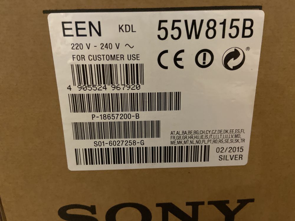 За части!!! Телевизор SONY KDL55w815b