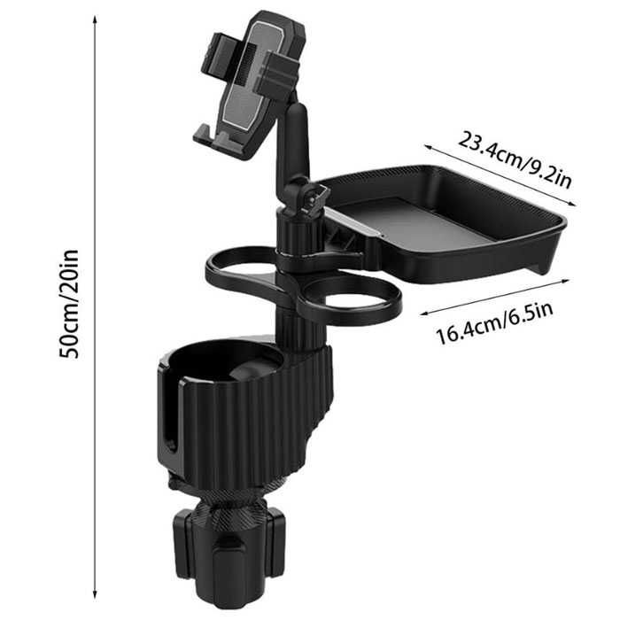 Поставка за телефон и чаша, стойка за кола, височина на 50 или 37 см