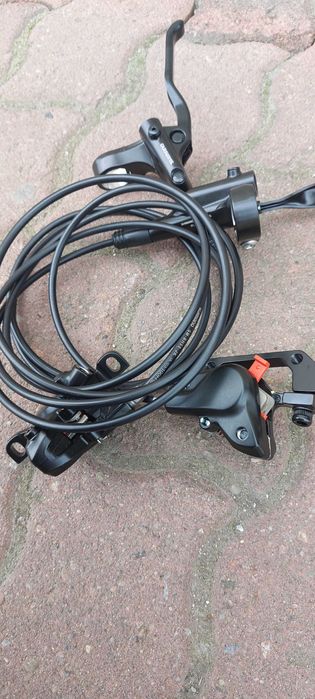 Set frane disc hidraulice SHIMANO MT200 NOI 100/200cm OEM