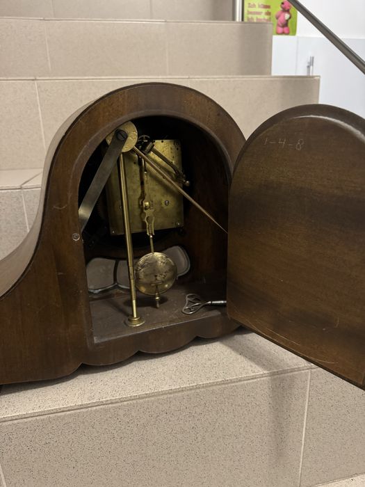 Ceas//Pendul//Semineu//Junghans//50cm//Sunet Bare Bitonal