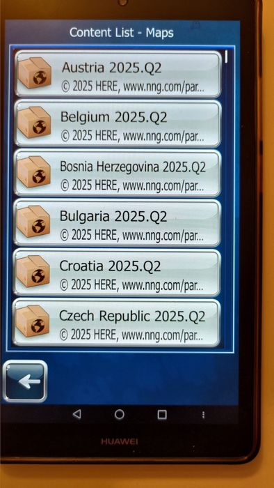 Таблет с Навигация, Карти 2025г