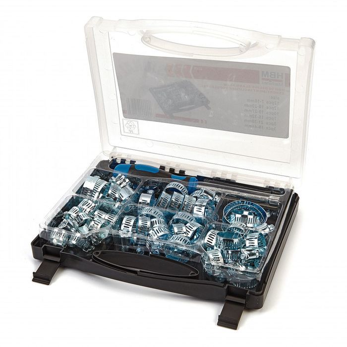 Trusa coliere metalice cu surubelinita coliere 50 piese