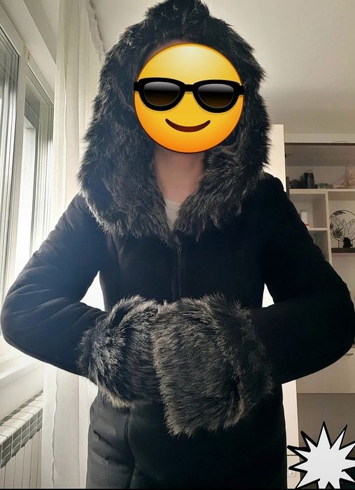 Cojoc gros cu blana