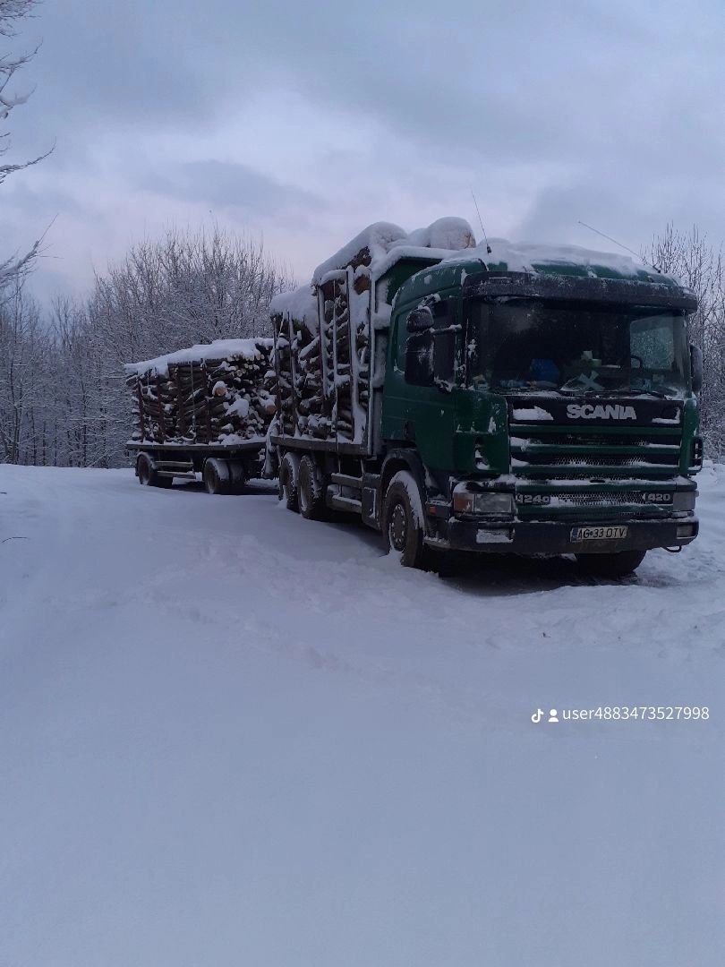Camion forestier Scania 6×4