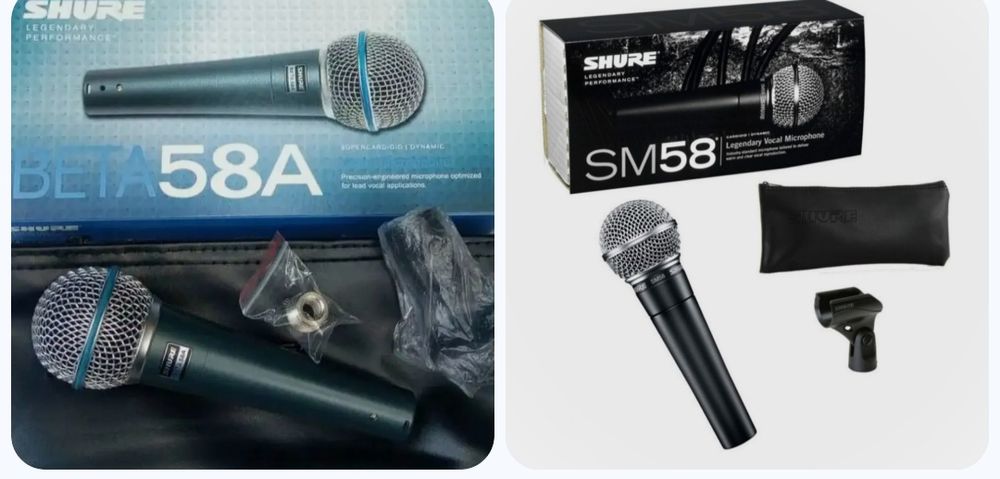 Microfoane Shure SM 58 si BETA