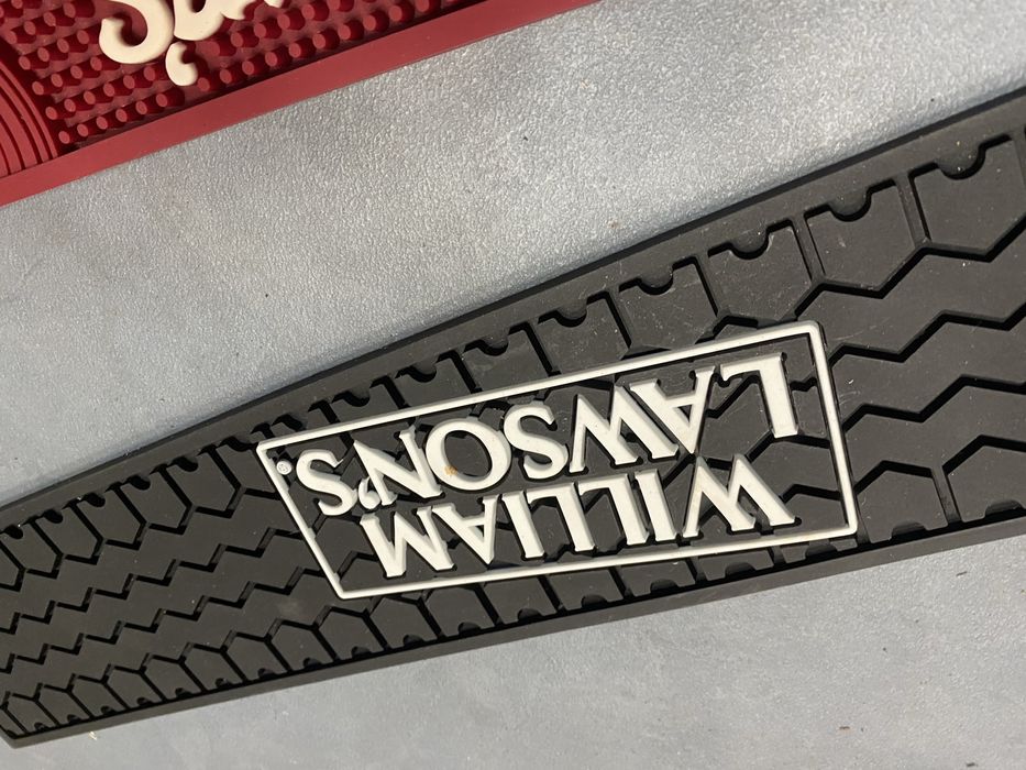 Стари рекламни подложки за чаши от гума бармат bar matt