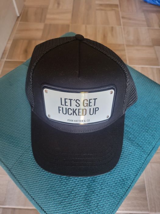 Sapca Originala JOHN HATTER & CO Premium Alum Let's get fucked up