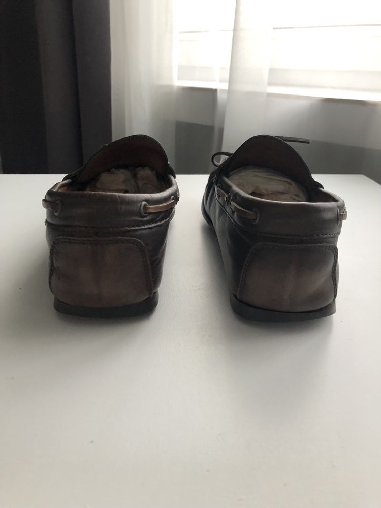 Mocasini bărbați Massino Dutti, piele, 40