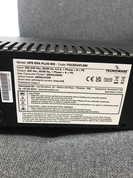 UPS sursa de curent noua, ERA PLUS 900VA, pentru centrala, calculator