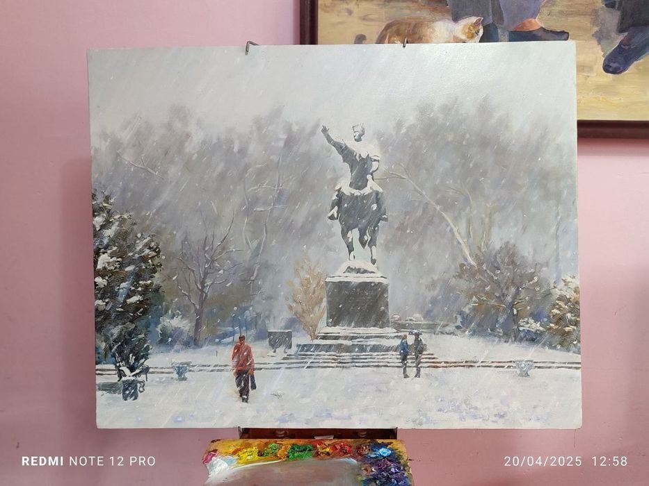 Manzara portiret va natyurmort sotiladi.