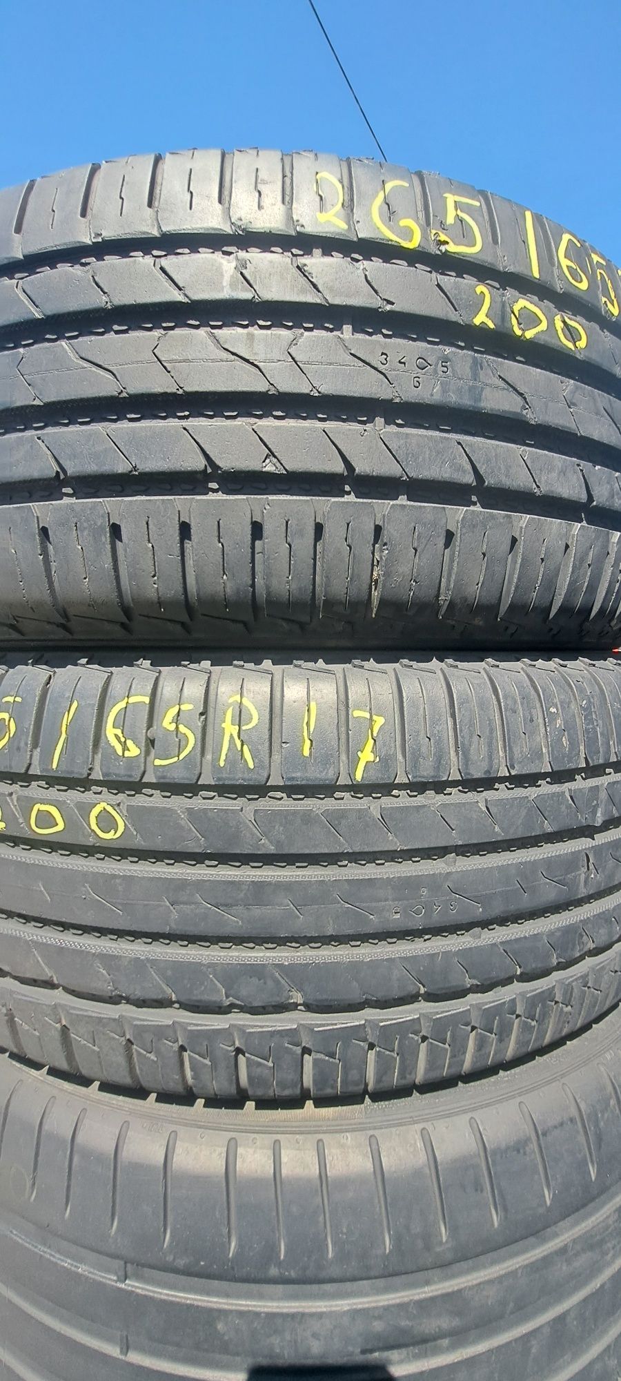 2 anvelope vara 265/65r17 Nokian Montaj Gratis