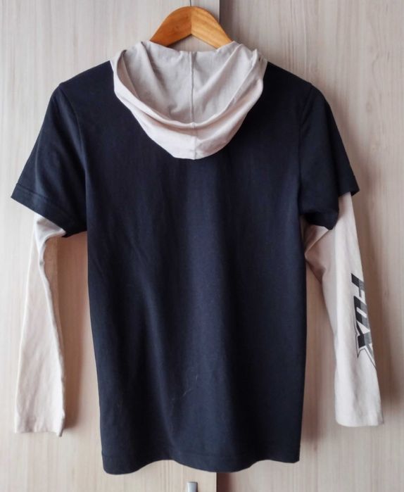 FOX - детска блуза с качулка 160см.