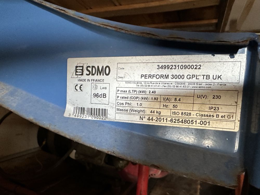 Generator SDMO 3kw Honda