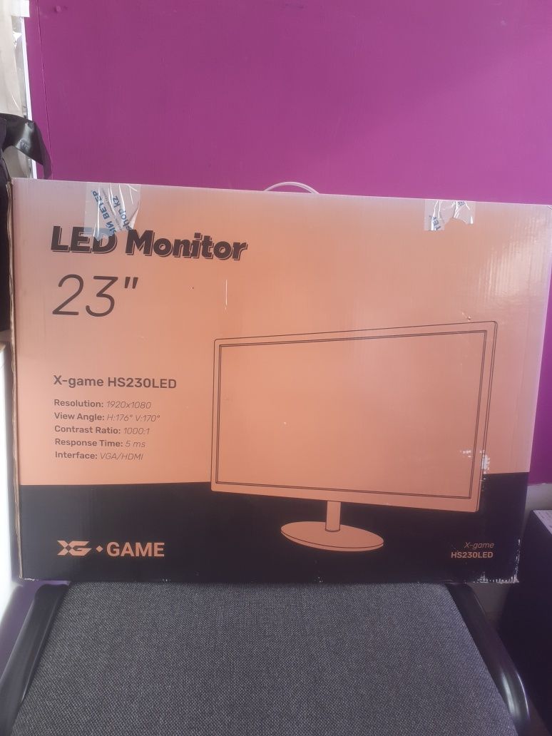 Монитор led X-game на 23 дюйма