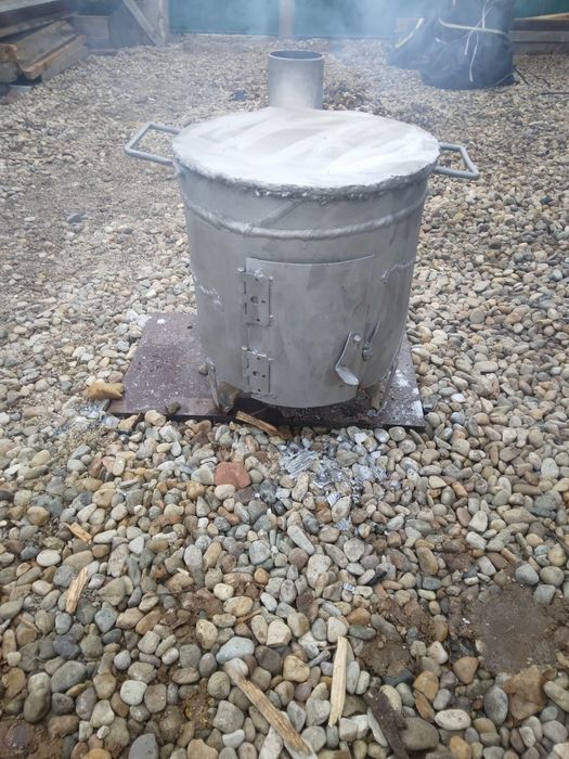 Sobe lemne și carbuni fier masiv