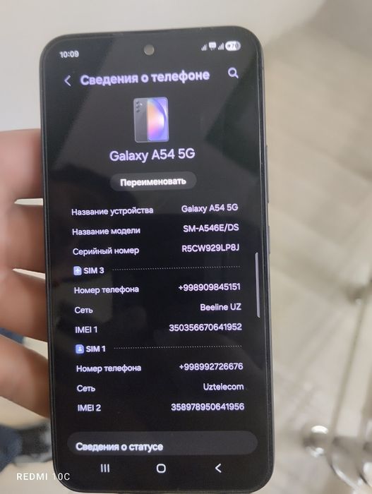 Samsung a54 5g ishlidi Holati alo