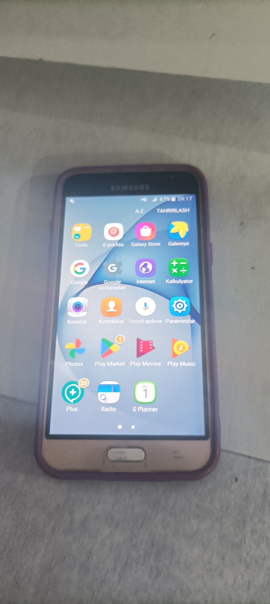 Samsung J3 holati zoʻr