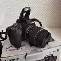 DSLR Canon EOS 250D, 24.1 MP, Wi-Fi, 4K+ обектив Canon EF-S 18-55mm