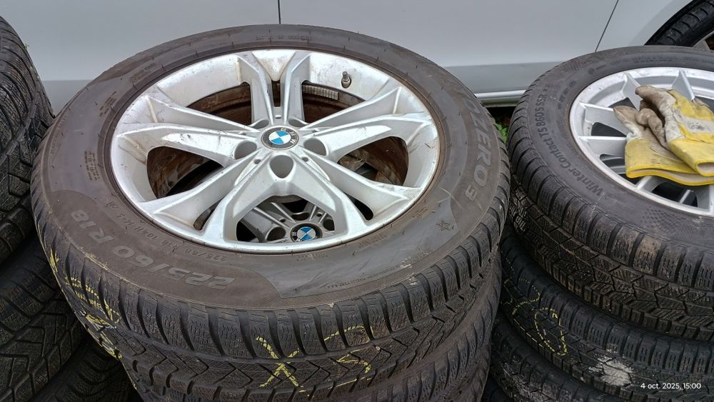 Jante  BMW X3  G01 / X4 G02   R18  Anvelope Iarna 225 60 R18
