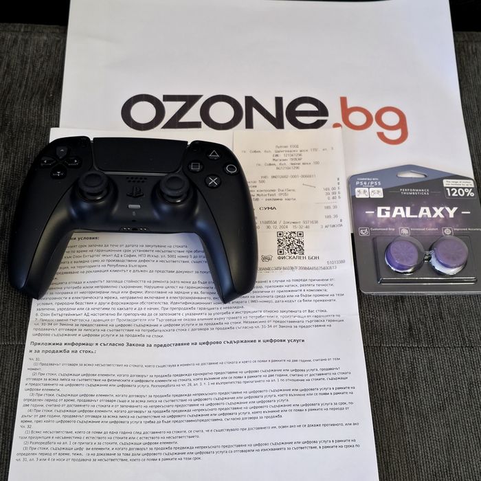 ***Контролер Sony DualSense PS5 Гаранция Pulsar 2026г. Midnight