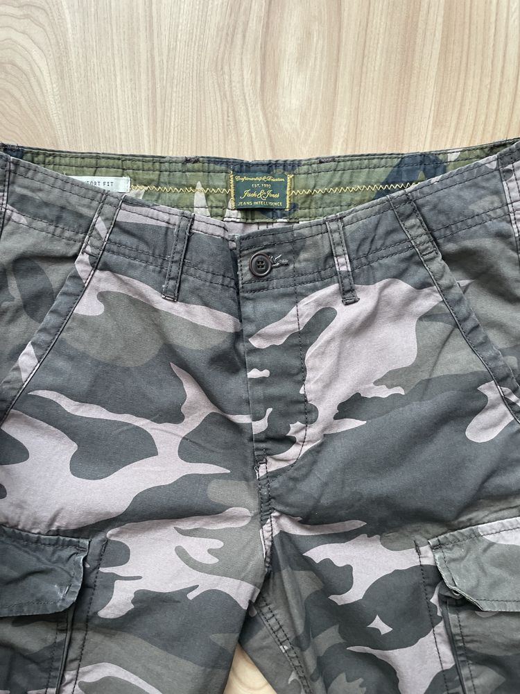 JACK & JONES cargo/мъжки къс карго панталон W30