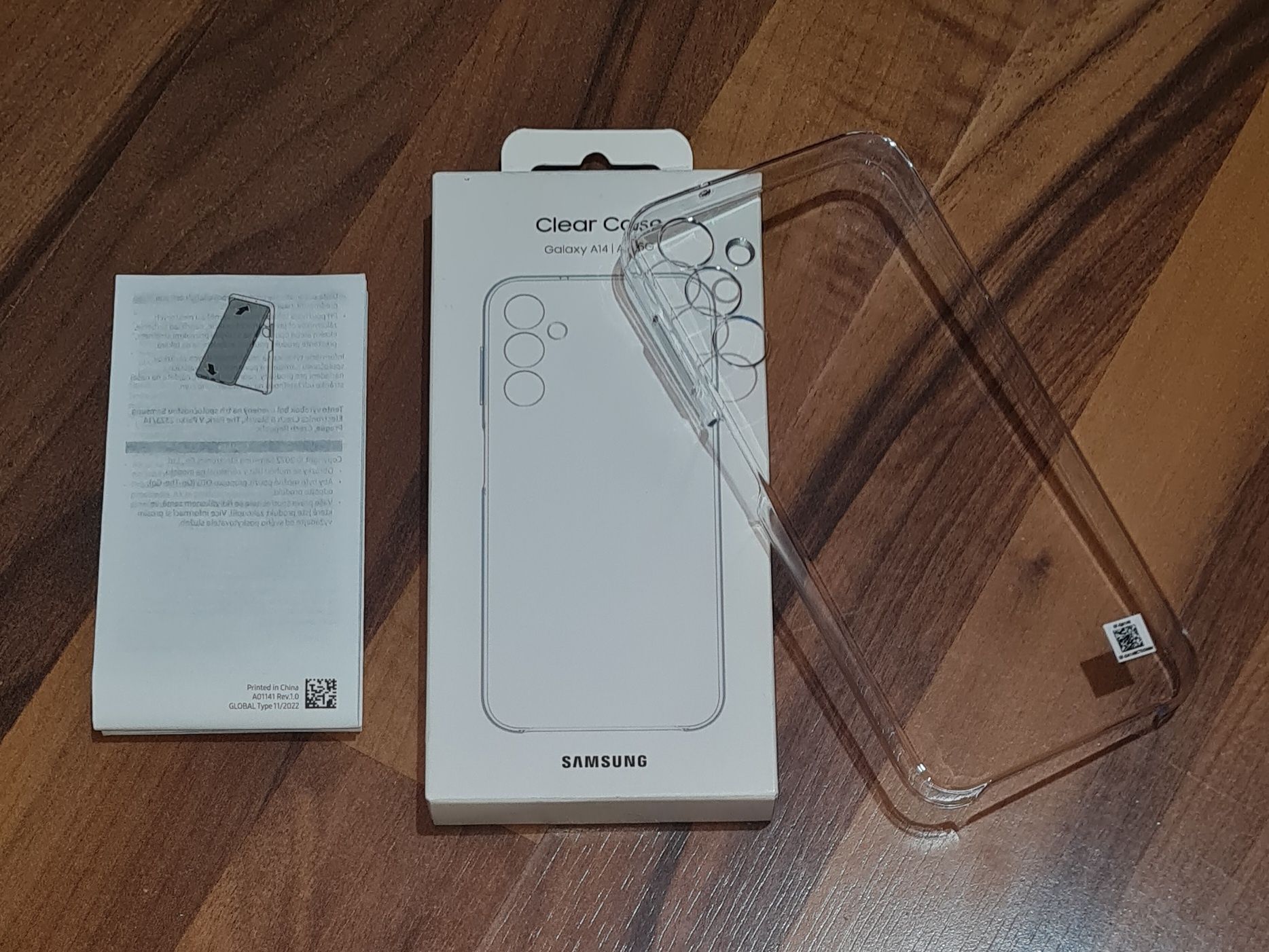 Husa originala Samsung Clear Case Galaxy A14 A145 si A14 5G A146