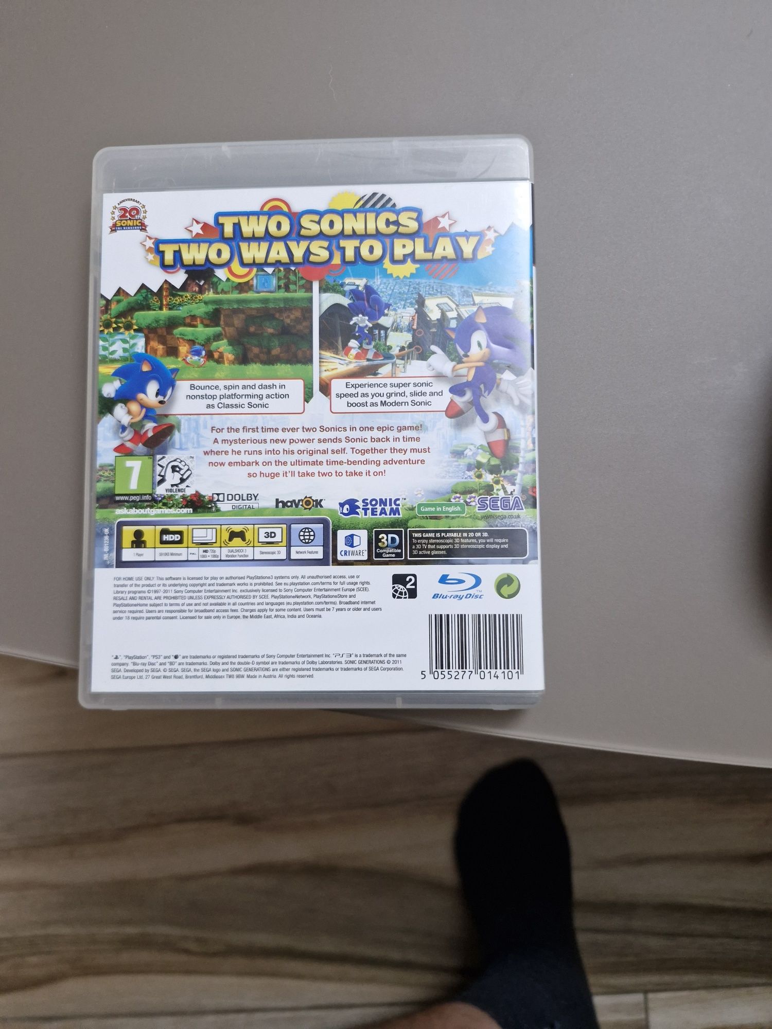 Sonic Generations игра за Ps3