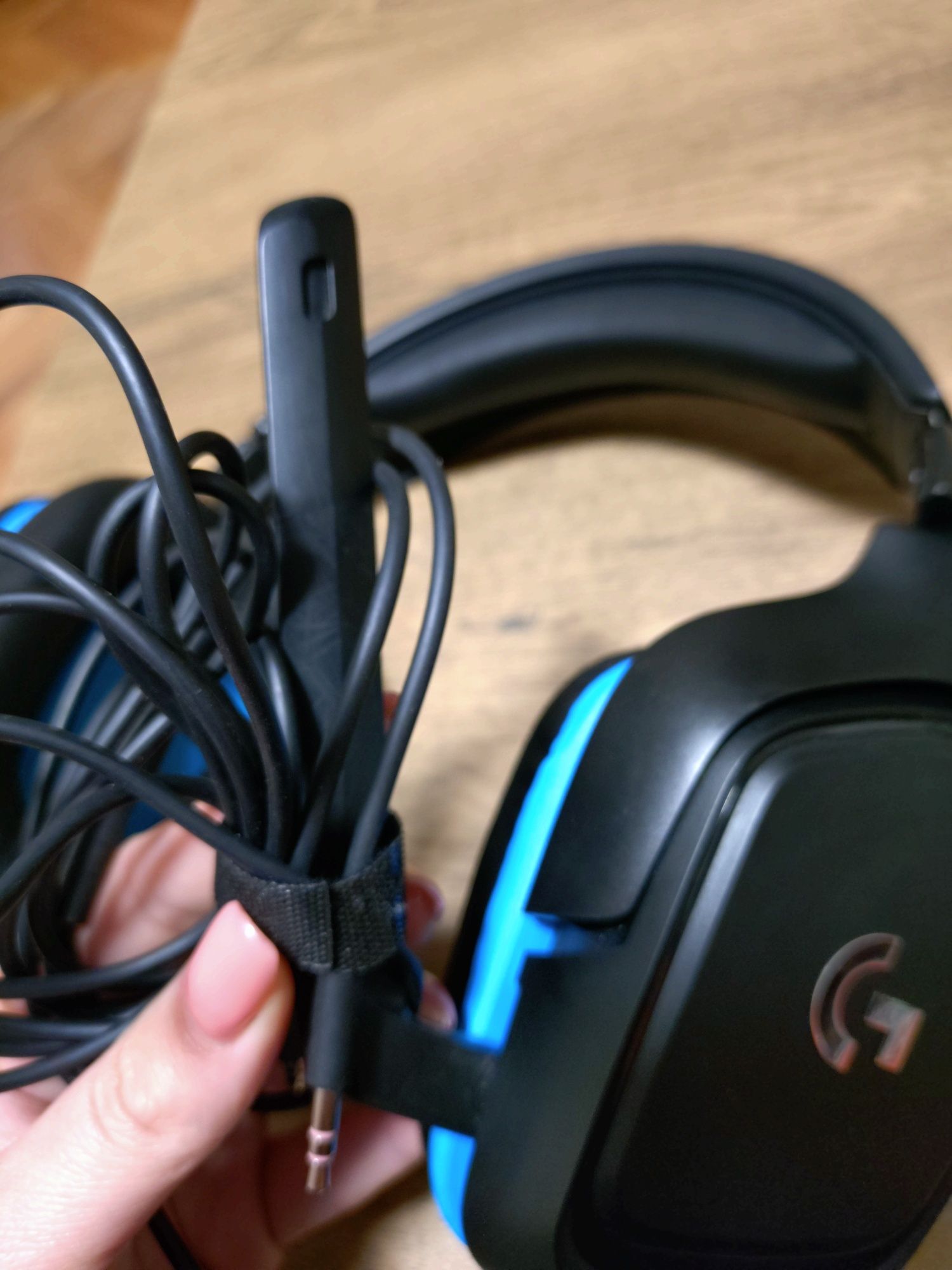 Геймърски слушалки Logitech G432, Микрофон, Черни