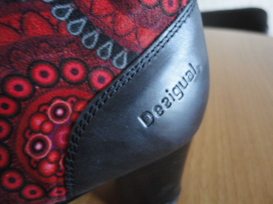 N37 Desigual/естествена кожа/дамски боти